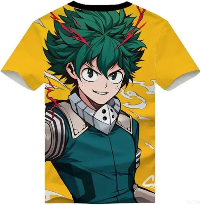 My Hero Academia T-Shirt – 3D Print Anime Tee