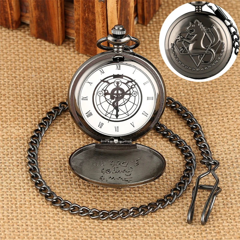 Edward Elric Pocket Watch Necklace – Fullmetal Alchemist