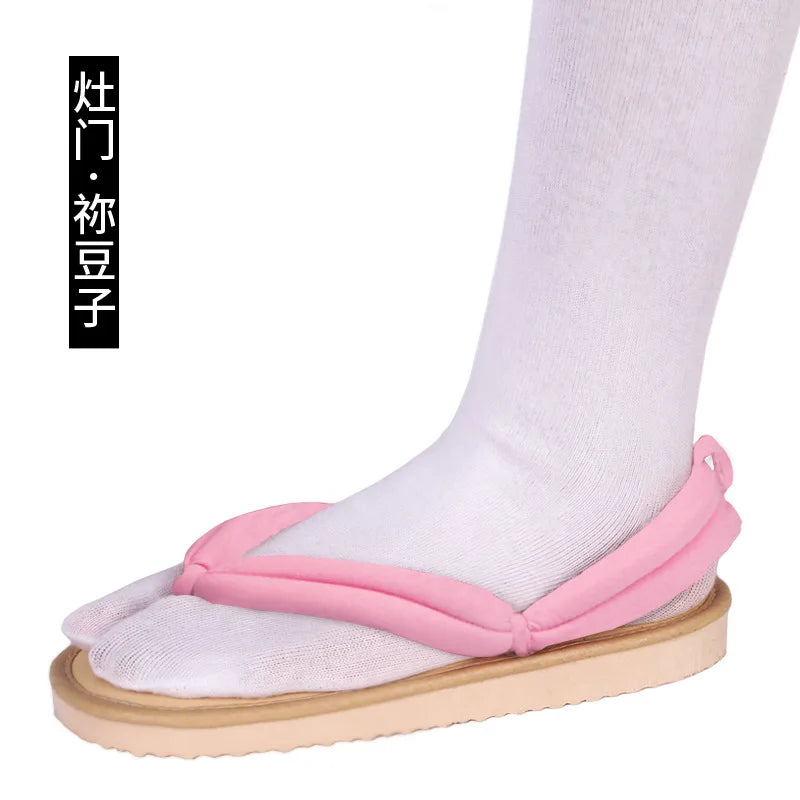 Demon Slayer Wooden Clogs – Anime Cosplay Sandals