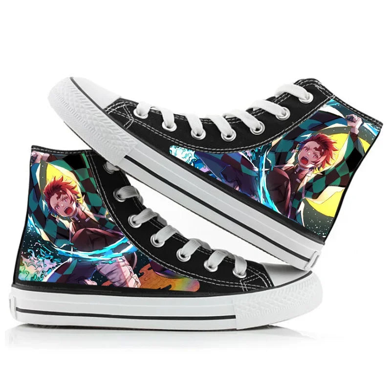 Demon Slayer High-Top Sneakers – Anime Cosplay Shoes