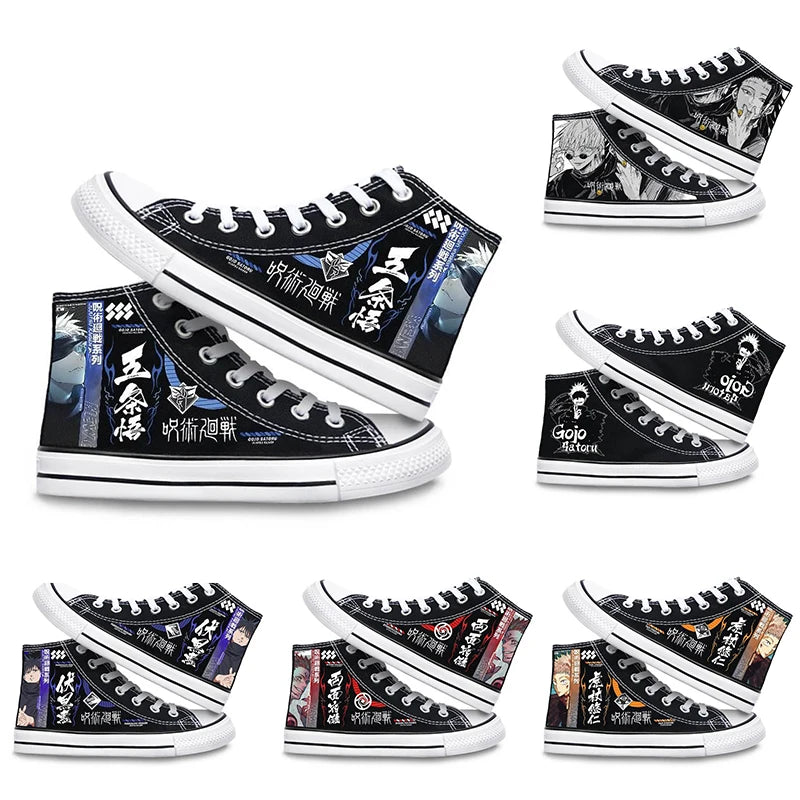 Gojo Satoru High-Top Sneakers – Jujutsu Kaisen Shoes