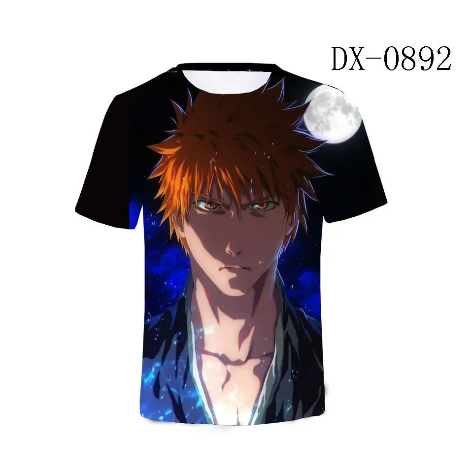 Bleach 3D Print T-Shirt – Anime Streetwear Tee