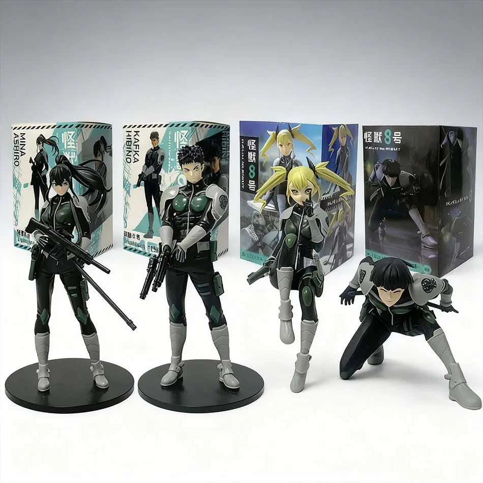 New Anime Figurine Kaiju No. 8 Soshiro Hoshina Kikoru Shinomiya Action Model PVC Toy Collection Desktop Accessories Gift