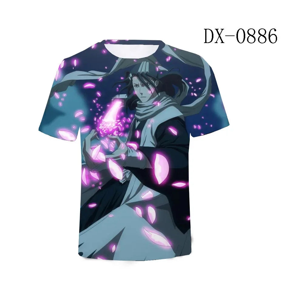 Bleach 3D Print T-Shirt – Anime Streetwear Tee