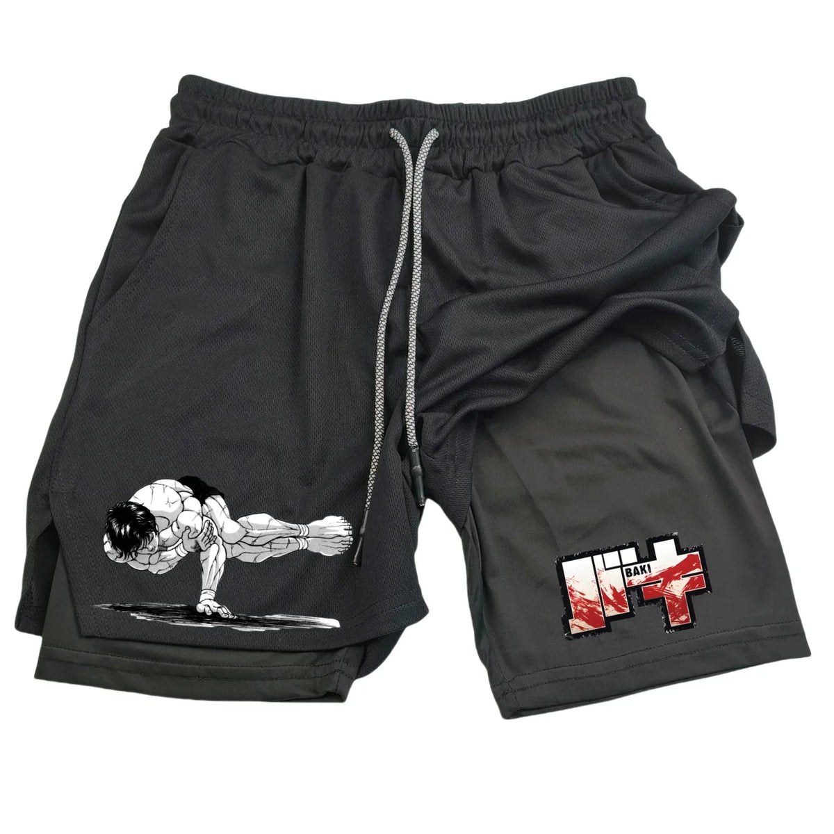 Baki Hanma Gym Shorts – Anime Fitness Shorts