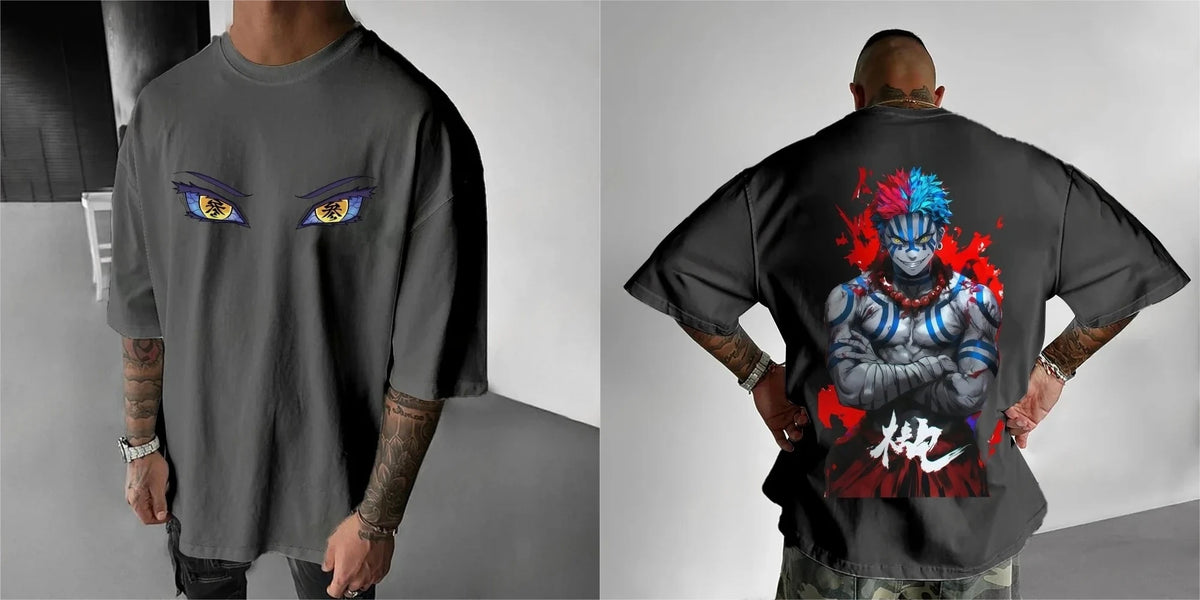 Akaza T-Shirt – Demon Slayer Kids & Adults Anime Tee