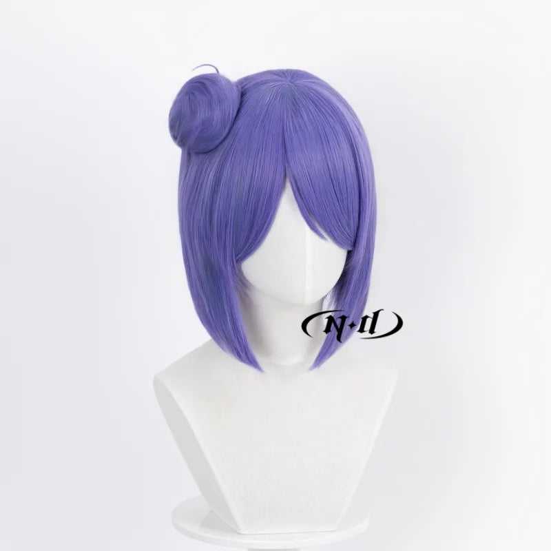 Konan Cosplay Wig – Naruto Short Blue Wig