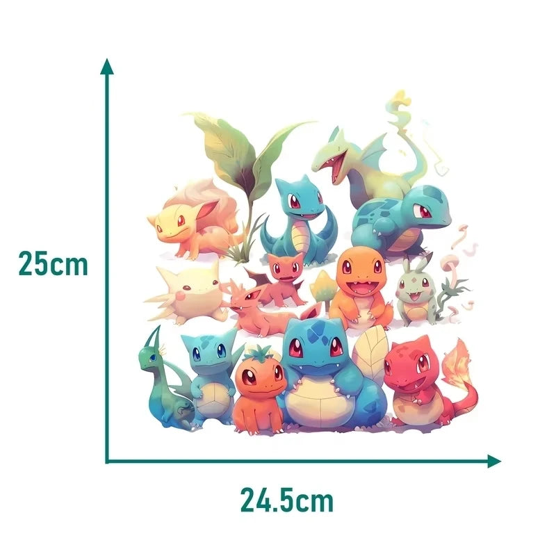Pikachu Iron-On Patches – 2pcs Pokémon Clothing Patches