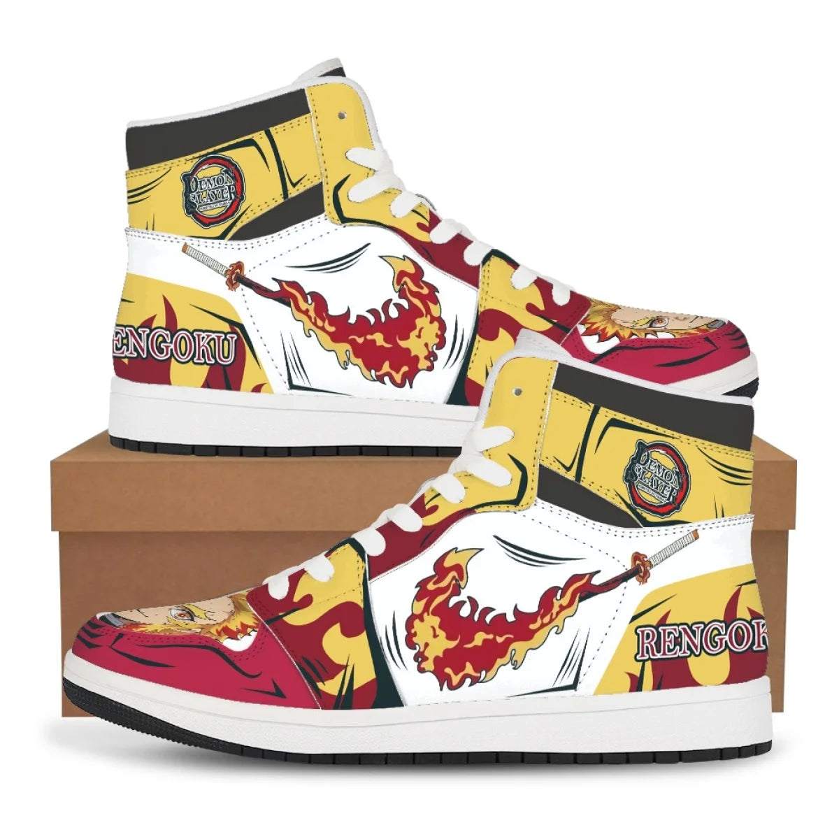 Demon Slayer Basketball Sneakers – Tanjiro & Nezuko Shoes