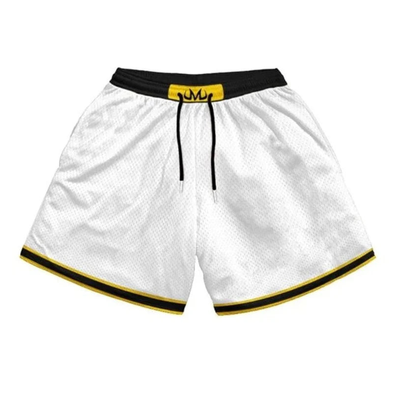 Anime 3D Print Gym Shorts with Pockets