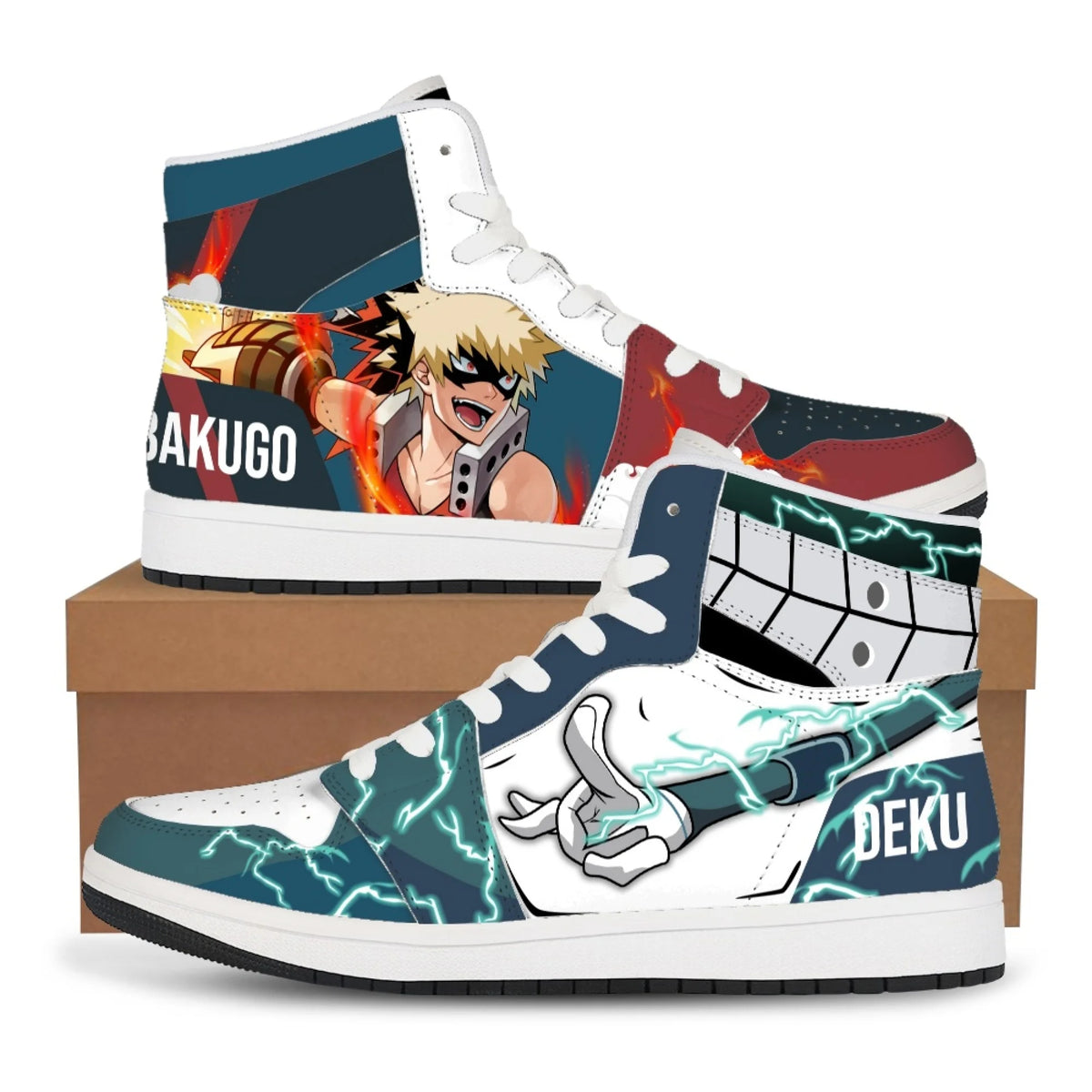Izuku Midoriya Sneakers – My Hero Academia Anime Shoes