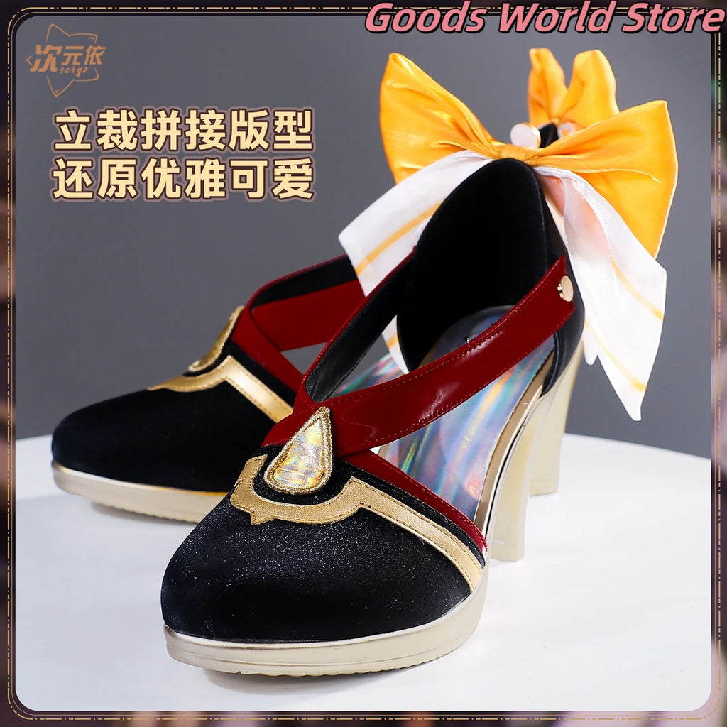 In stock Sandrone Cosplay Shoes Costume accessories Genshin Impact Sandrone Role Play Shoes Halloween Party Anime Game Shoes