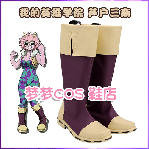 Ashido Mina Cosplay Boots – My Hero Academia Shoes