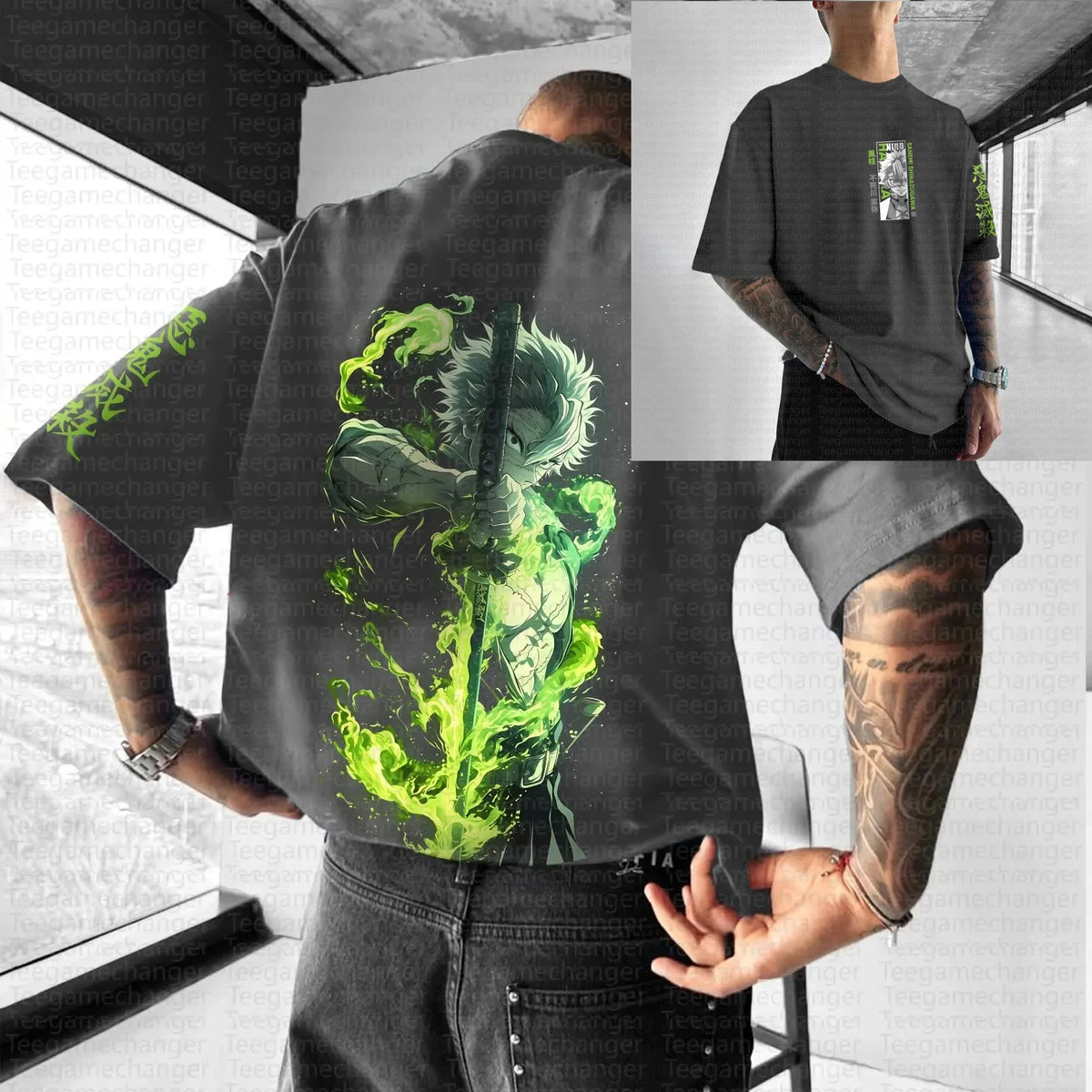 Demon Slayer Graphic Cotton T-Shirt – Anime Tee