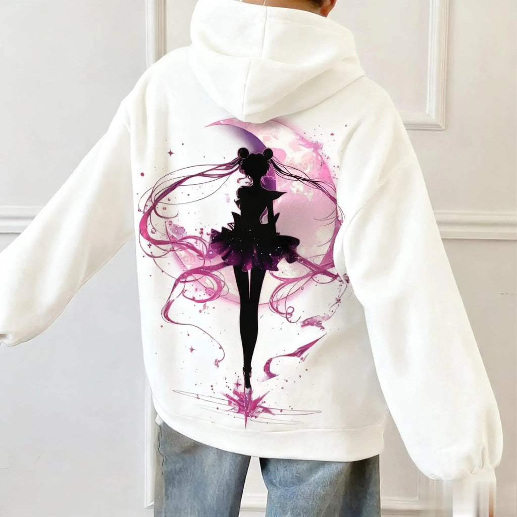 Sailor Moon Oversized Hoodie – Kawaii Anime Pullover