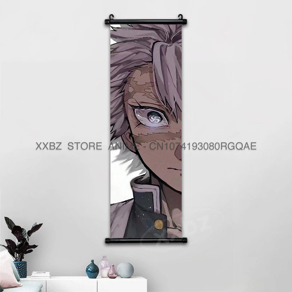 Shinobu Kocho Scroll Poster – Demon Slayer Canvas Wall Art