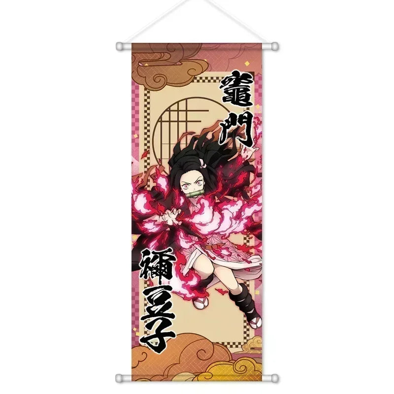 Demon Slayer Wall Art Canvas – Tanjiro & Nezuko Poster