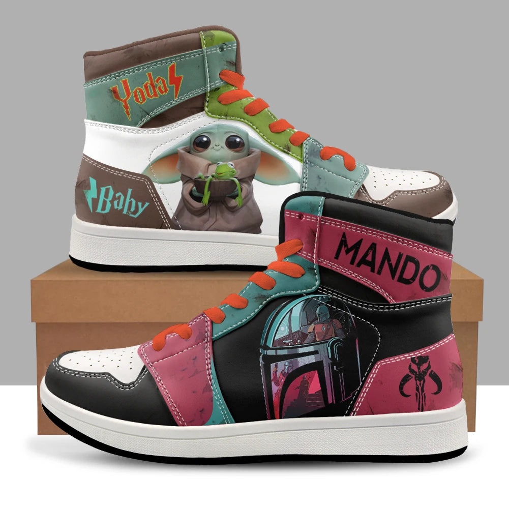 Anime 3D Print High-Top Basketball Sneakers