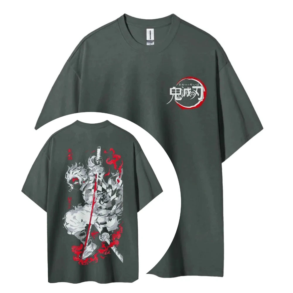 Demon Slayer Unisex Cotton T-Shirt – Anime Tee