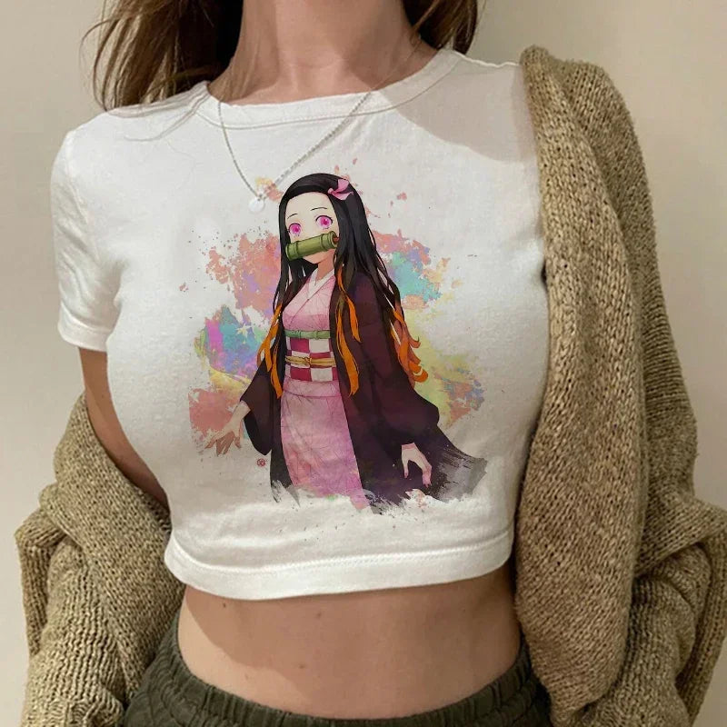 Demon Slayer Nezuko Crop Top