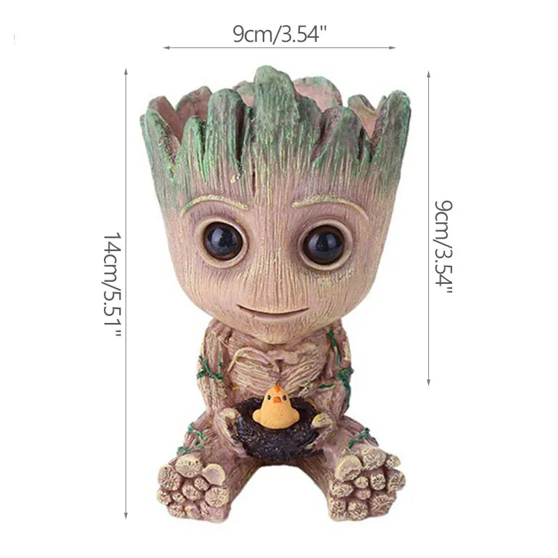 Groot Flower Pot – Planter & Pen Holder Figurine