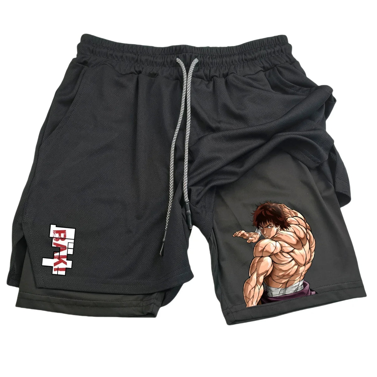 Baki Hanma Gym Shorts – Anime Fitness Shorts