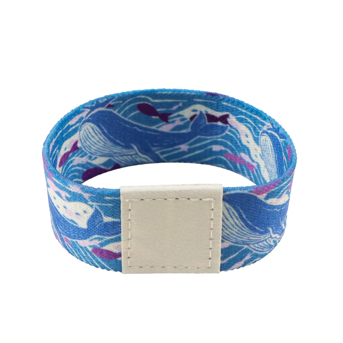 Sunflower Art Waves Wristband Bracelet