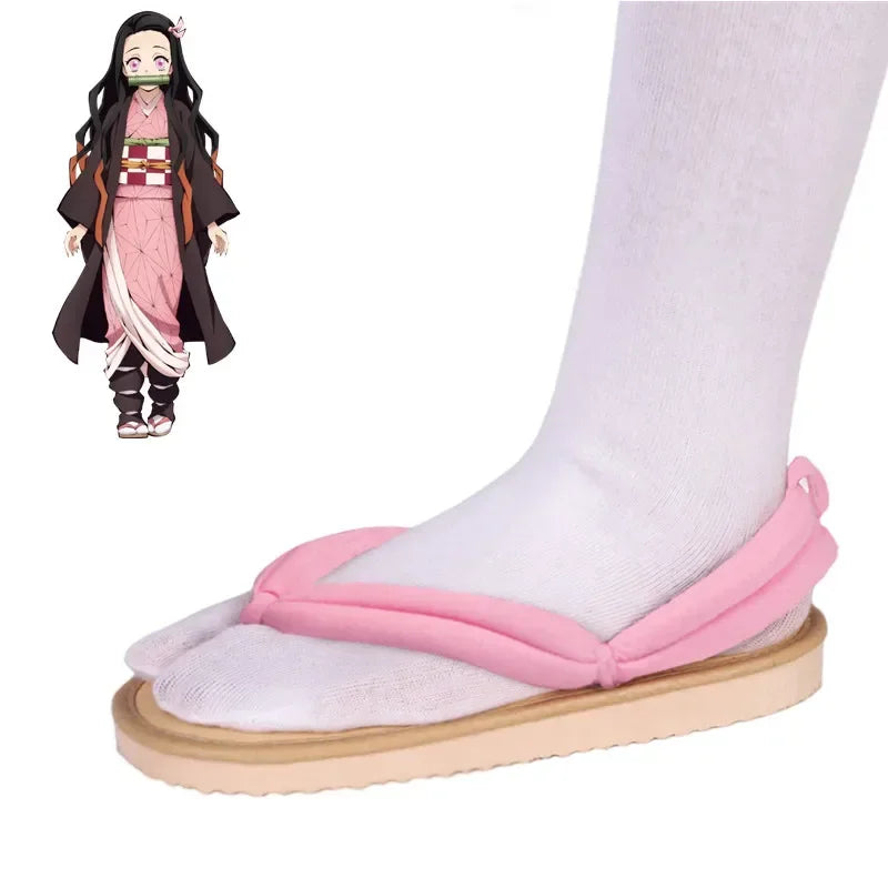 Demon Slayer Geta Clogs – Tanjiro & Nezuko Cosplay Sandals