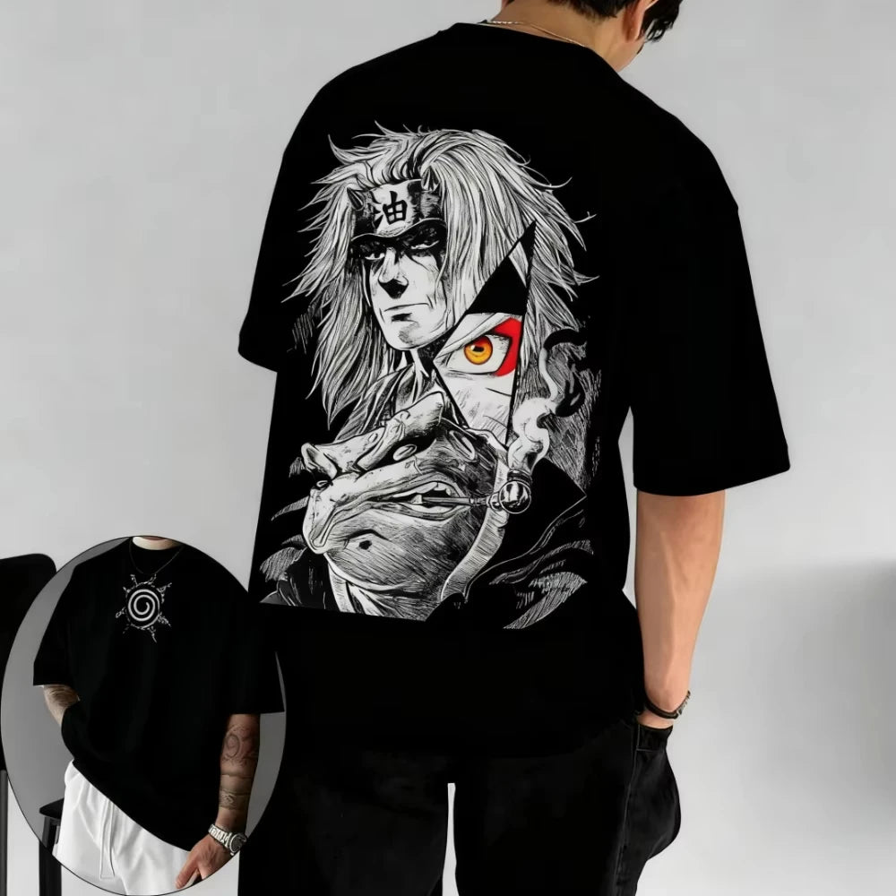 Jiraiya Retro T-Shirt – Naruto Anime Tee