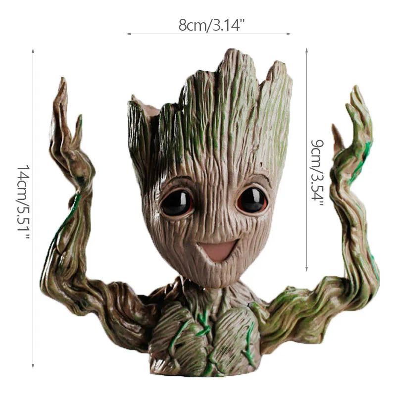 Groot Flower Pot – Planter & Pen Holder Figurine