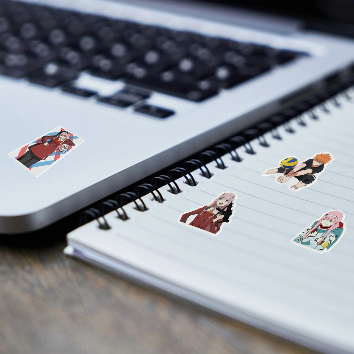 Anime Sticker Pack 300pcs – One Piece, Jujutsu Kaisen & Dragon Ball