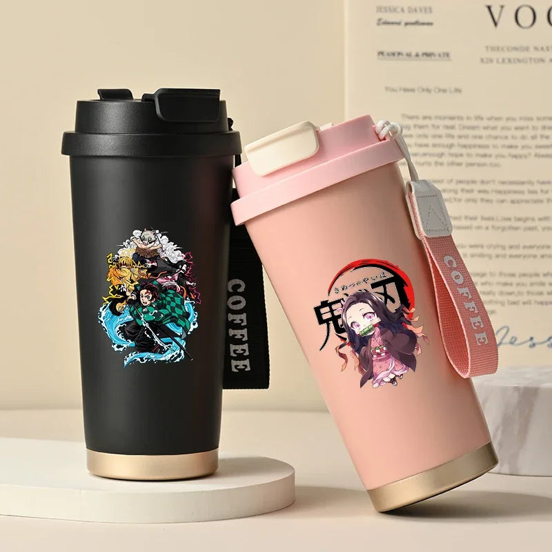 Demon Slayer Stainless Steel Tumbler – Anime Water Bottle