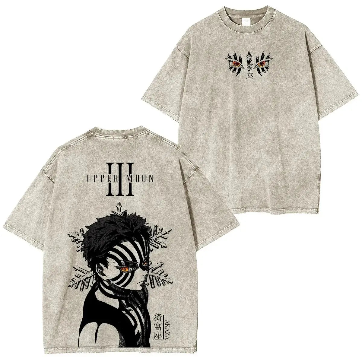 Demon Slayer Vintage Washed Oversized T-Shirt