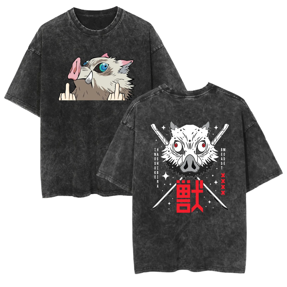 Inosuke Hashibira Vintage T-Shirt – Demon Slayer Tee