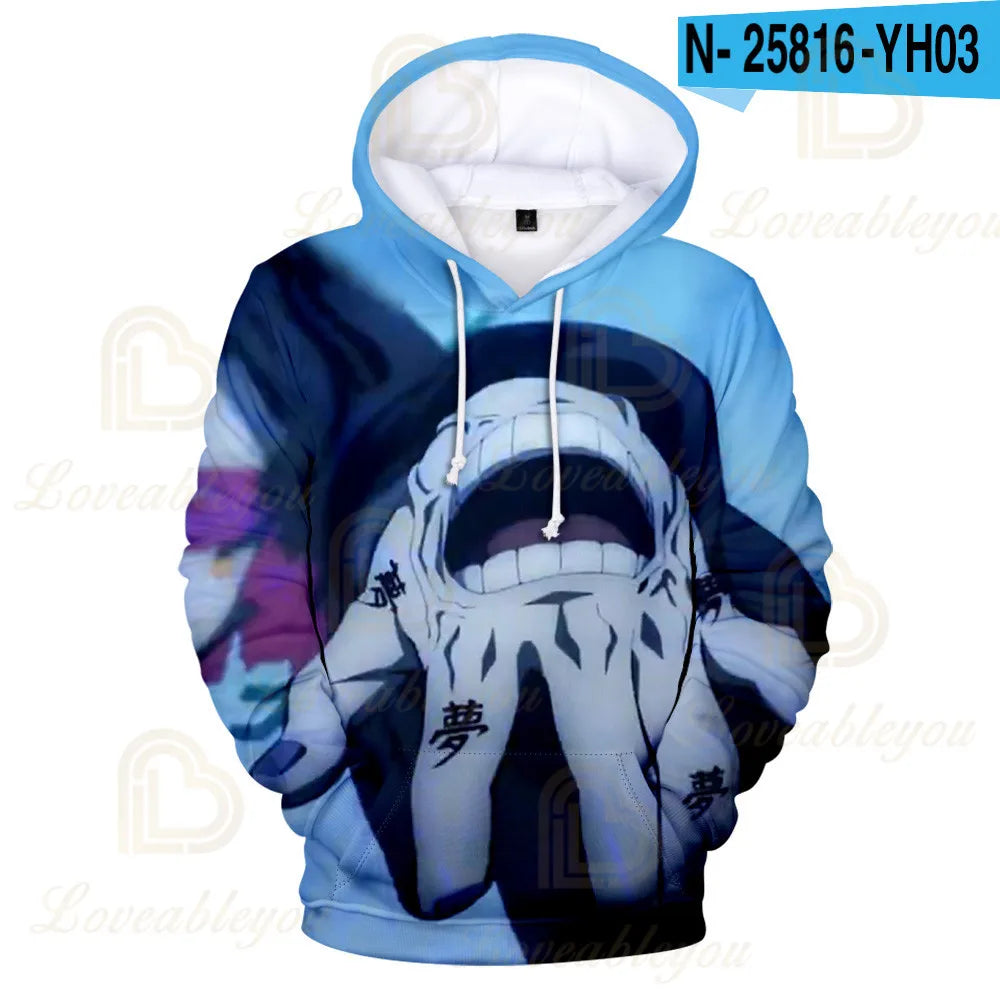 Shinobu & Rengoku 3D Hoodie – Demon Slayer Anime Sweatshirt