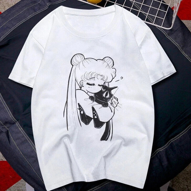Sailor Moon 90s Retro T-Shirt – Anime Graphic Tee