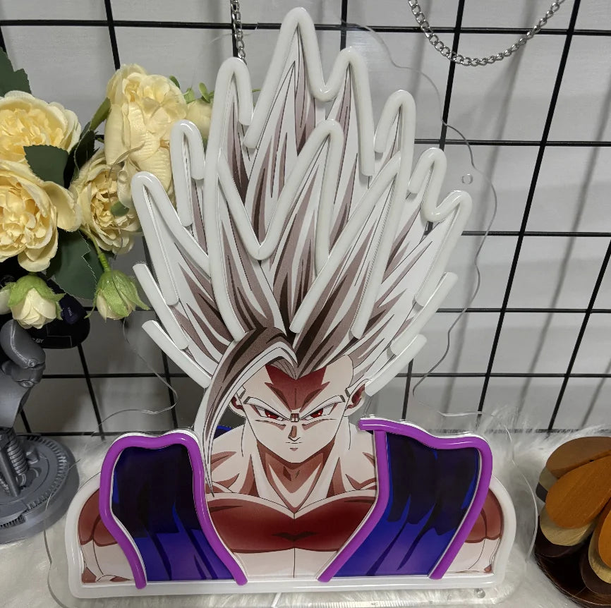 Pokémon & Dragon Ball Neon LED Light – Anime Wall Art