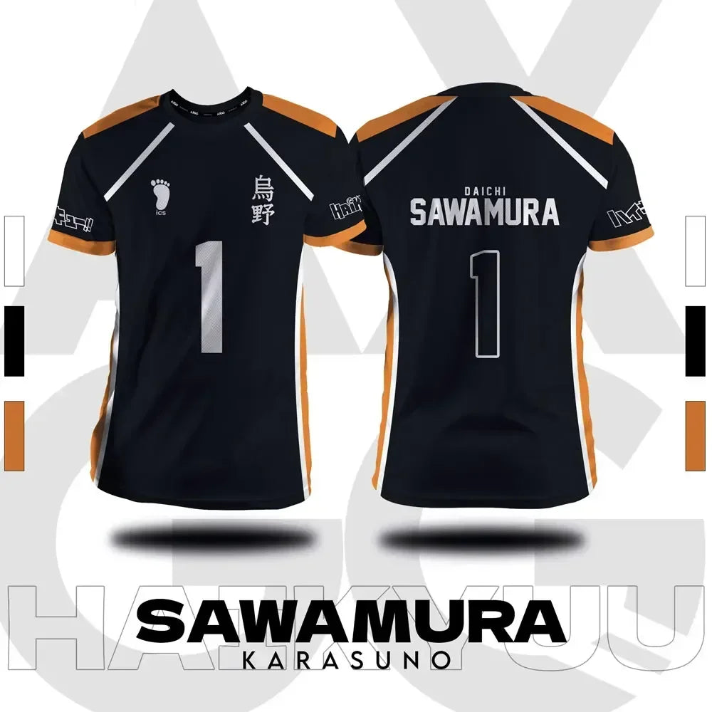 Fukurodani Jersey T-Shirt – Haikyuu Anime Tee