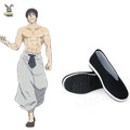 Toji Fushiguro Shoes, Touji Fushiguro Cosplay Costume Anime Short Sleeve Suit Top Pants Outfits