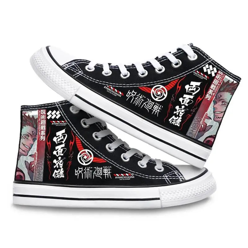 Gojo Satoru High-Top Sneakers – Jujutsu Kaisen Shoes