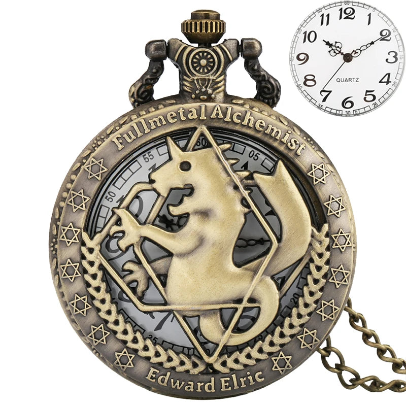 Edward Elric Pocket Watch Necklace – Fullmetal Alchemist