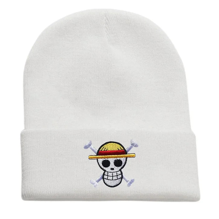 Luffy Knit Beanie – One Piece Anime Winter Hat