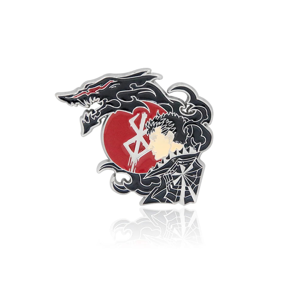 Guts Brand Keychain – Berserk Anime Pendant