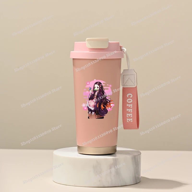 Demon Slayer Stainless Steel Tumbler – Anime Water Bottle