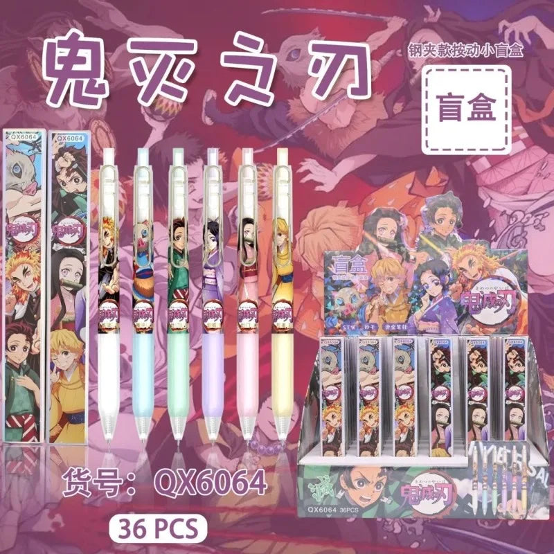 Demon Slayer Blind Box Gel Pen – Anime Character Pen