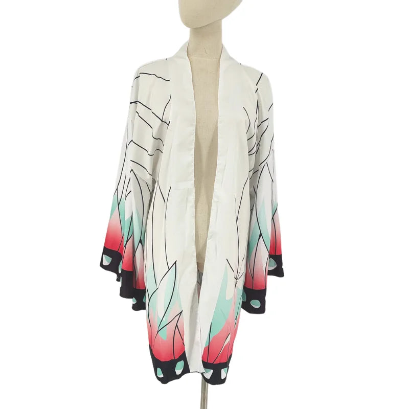 Shinobu Kocho Kimono Cardigan – Demon Slayer Summer Robe