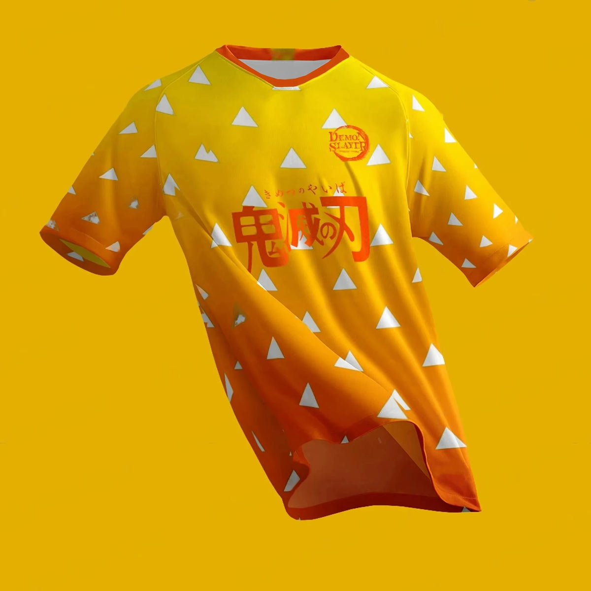 Tanjiro Checkered T-Shirt – Demon Slayer Anime Tee