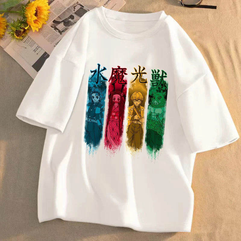 Demon Slayer Graphic T-Shirt – Unisex Anime Tee