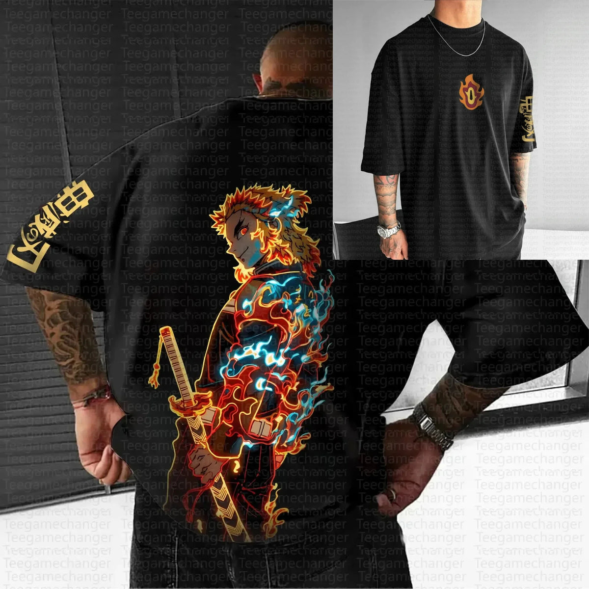 Demon Slayer Graphic Cotton T-Shirt – Anime Tee