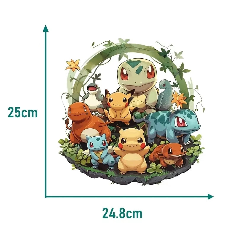 Pikachu Iron-On Patches – 2pcs Pokémon Clothing Patches